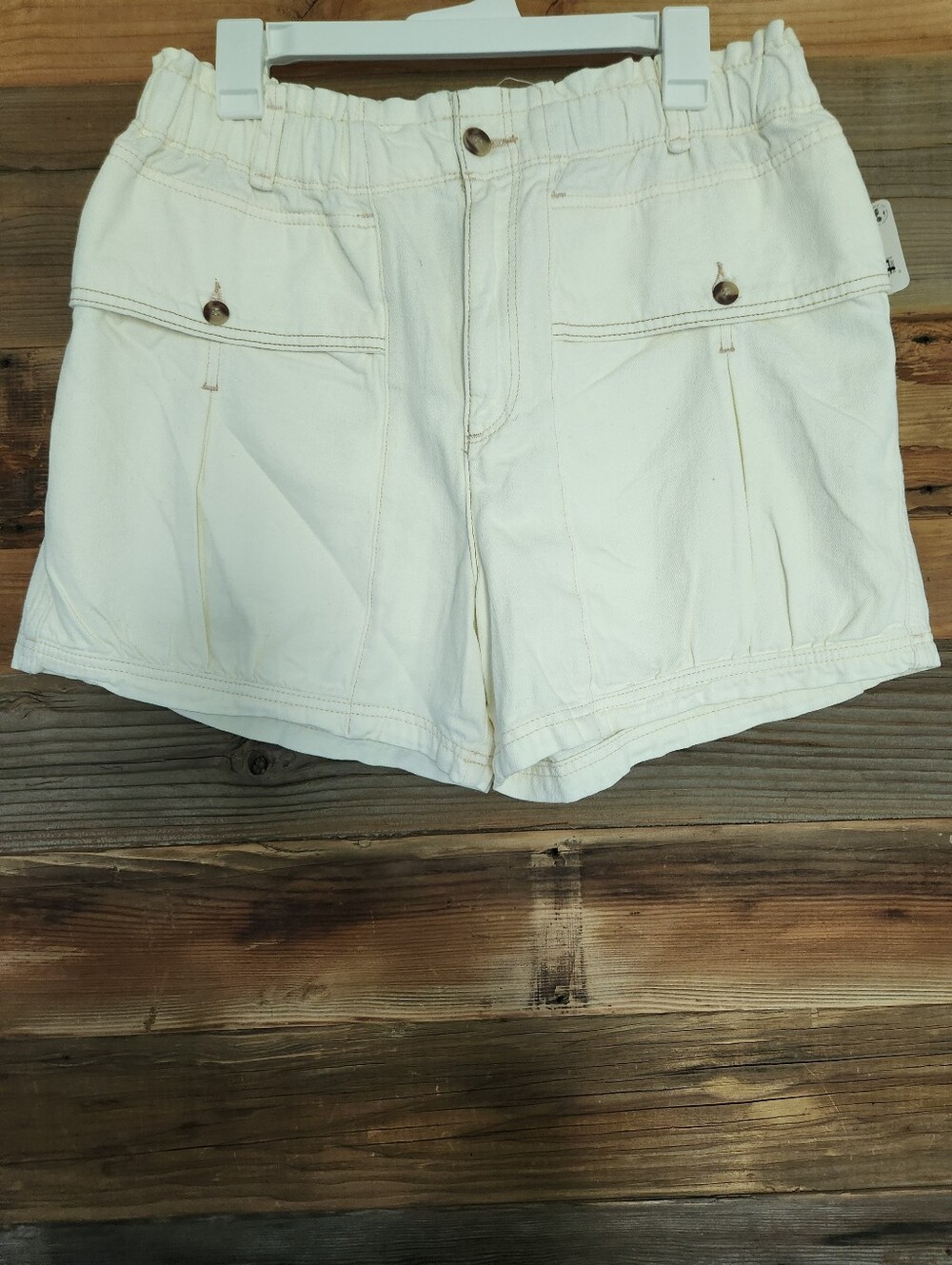NWT Free People Effie high rise pocket short Size L - Picture 2 of 4